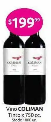 Cordiez Vino Coliman Tinto oferta