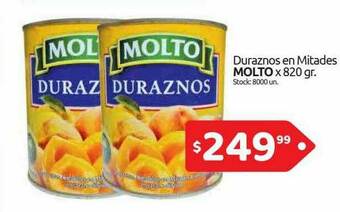 Cordiez Duraznos En Mitades Molto oferta