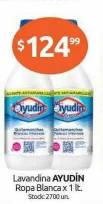 Cordiez Lavandina Ayudín Ropa Blanca oferta