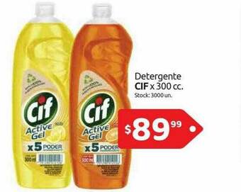 Cordiez Detergente Cif oferta