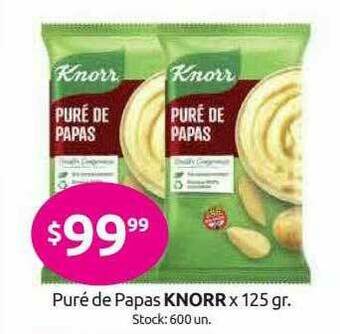 Cordiez Puré De Papas Knorr oferta