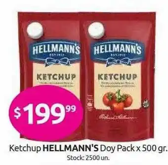 Cordiez Kecthup Hellmann's Doy Pack oferta