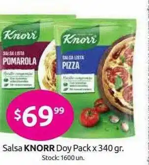 Cordiez Salsa Knorr Doy Pack oferta