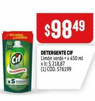 Makro Detergente Cif oferta