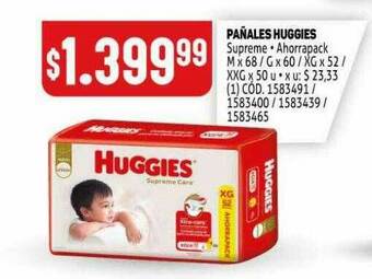 Makro Pañales Huggies oferta