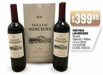 Makro Vino Finca Las Mercedes oferta