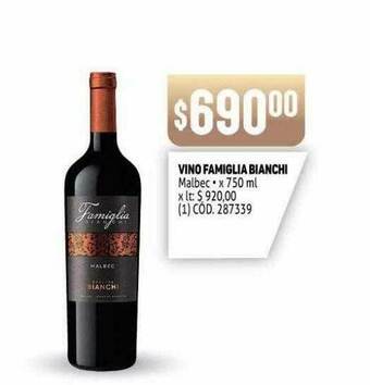 Makro Vino Famiglia Bianchi oferta