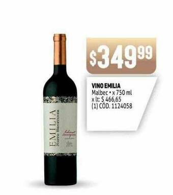 Makro Vino Emilia Malbec oferta