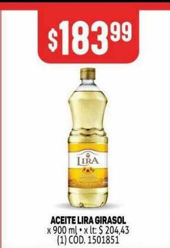 Makro Aceite Lira Girasol oferta
