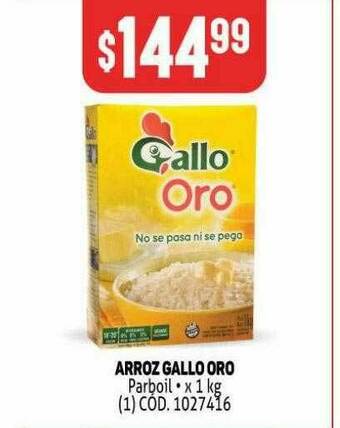 Makro Arroz Gallo Oro oferta