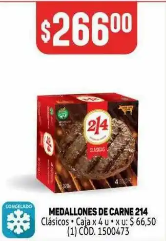 Makro Medallones De Carne 214 oferta