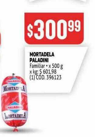 Makro Mortadela Paladini oferta