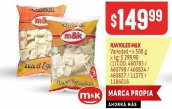 Makro Ravioles M&k oferta