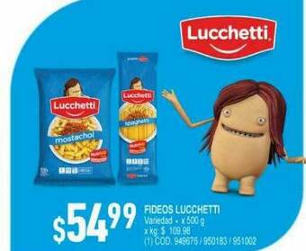Makro Fideos Lucchetti oferta