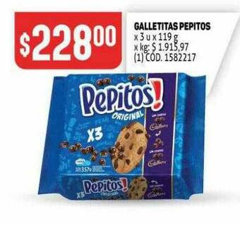 Makro Galletitas Pepitos oferta