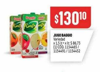 Makro Jugo Baggio oferta
