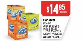 Makro Jugo Arcor oferta