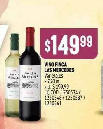 Makro Vino Finca Las Mercedes oferta