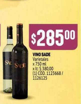 Makro Vino Sade oferta