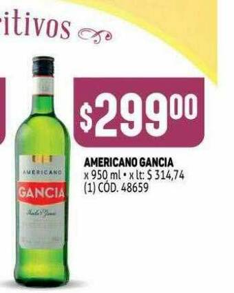 Makro Americano Gancia oferta