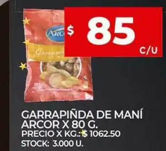 Supermercados DIA Garrapiñda De Maní Arcor oferta
