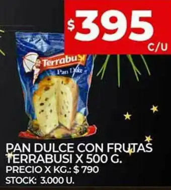 Supermercados DIA Pan Dulce Con Frutas Terrabusi oferta