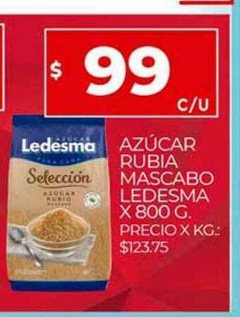 Supermercados DIA Azúcar Rubia Mascabo Ledesma oferta