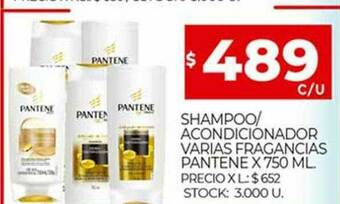 Supermercados DIA Shampoo Acondicionador Varias Fragrancias Pantene oferta