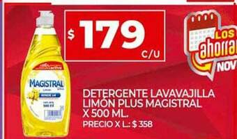Supermercados DIA Detergente Lavavajilla Limón Plus Magistral oferta