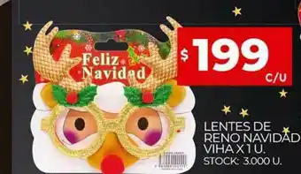Supermercados DIA Lentes De Reno Navidad Viha oferta