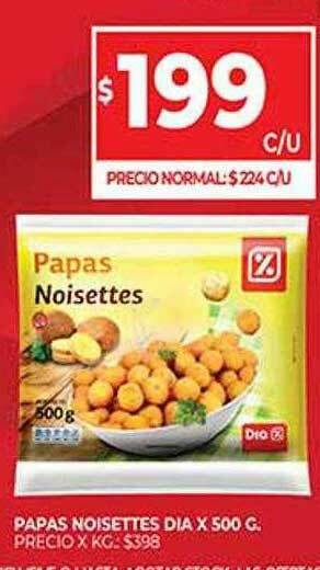 Supermercados DIA Papas Noisettes Dia oferta