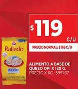 Supermercados DIA Alimento A Base De Queso Opi oferta