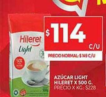 Supermercados DIA Azúcar Light Hileret oferta