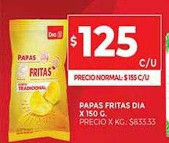 Supermercados DIA Papas Fritas Dia oferta