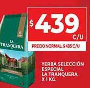 Supermercados DIA Yerba Selección Especial La Tranquera oferta