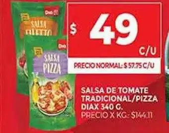 Supermercados DIA Salsa De Tomate Traddicional Pizza Dia oferta