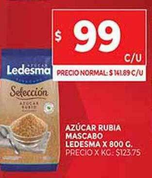 Supermercados DIA Azúcar Rubia Mascabo Ledesma oferta