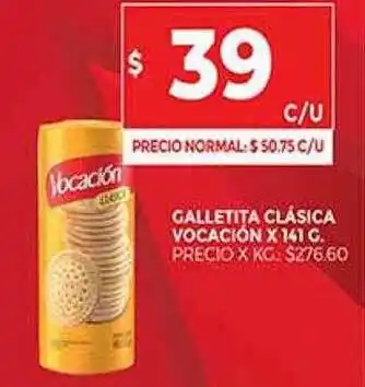 Supermercados DIA Galletita Clásica Vocación oferta