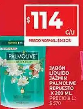 Supermercados DIA Jabón Líquido Jazmin Palmolive Repuesto oferta