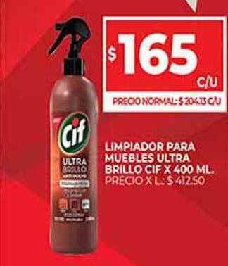 Supermercados DIA Limpiador Para Muebles Ultra Brillo Cif oferta