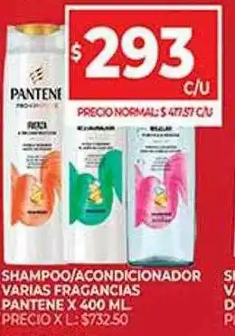 Supermercados DIA Shampoo Acondicionador Varias Fragrancias Pantene oferta