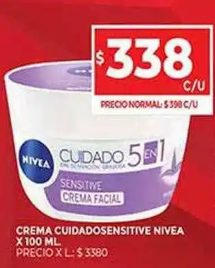 Supermercados DIA Crema Ciudadosensitive Nivea oferta