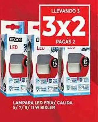 Supermercados DIA Lampara Led Fria Calida 5 7 9 11 W Bixler oferta