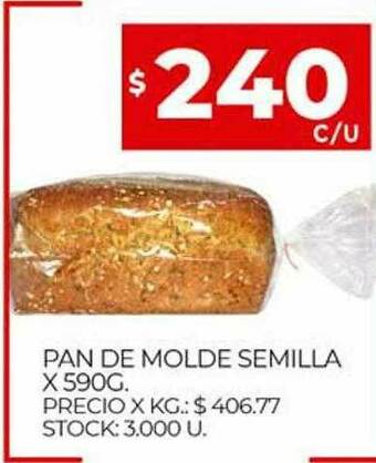 Supermercados DIA Pan De Molde Semilla oferta