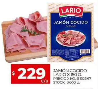 Supermercados DIA Jamón Cocido Lario oferta