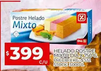 Supermercados DIA Helado Postre Mixto Dia oferta