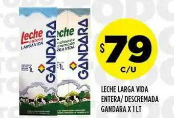 Supermercados Toledo Leche Larga Vida Entera Desceremada Gandara oferta