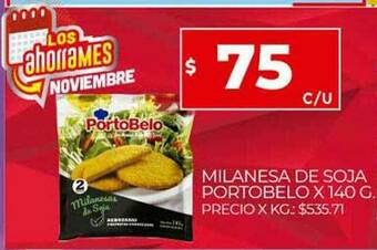 Supermercados DIA Milanesa De Soja Portobelo oferta