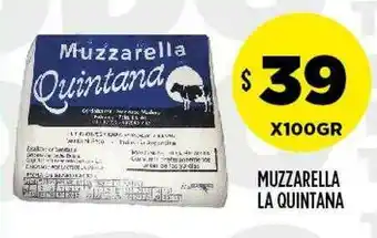 Supermercados Toledo Muzzarella La Quintana oferta