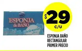 Supermercados Toledo Esponja Baño Rectangular Primer Precio oferta